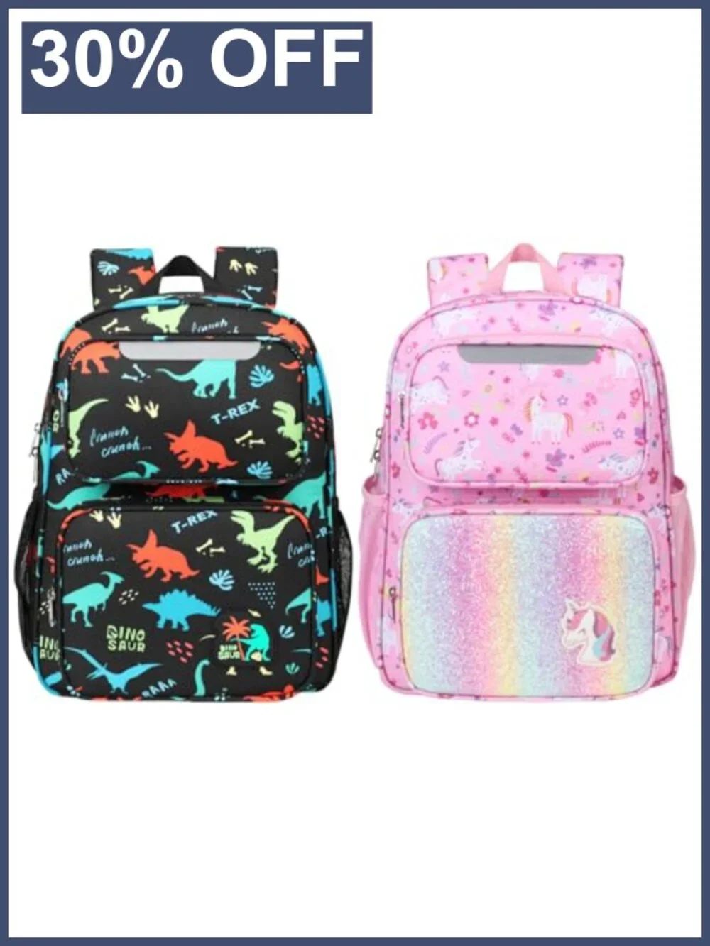 Kids Backpack 2 Pack 15 Inch Kindergarten School Bag Durable Water Resistant